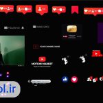 دانلود پروژه آماده افتر افکت المنت رسانه اجتماعی افترافکت