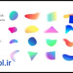 دانلود پروژه آماده افتر افکت 20 شیپ های گرادینت رنگارنگ Colorful Gradient Shapes