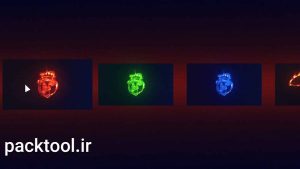 دانلود پروژه آماده لوگوی آتشین متنوع ریویل در افتر افکت On Fire Logo Reveal 2 Variations