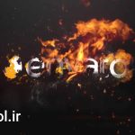 دانلود پروژه آماده افتر افکت لوگو ریویل آتش سوزی Burning Fire Logo Reveal