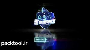 لوگوی گلیچ نور دیجیتال