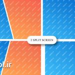 دانلود پروژه آماده افترافکت چند اسکرین تصویر - 2 تقسیم صفحه