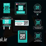 دانلود پروژه آماده افترافکت: مجموعه ای از قالب های QR کد QR Code Titles