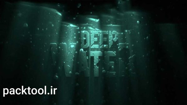 دانلود پروژه آماده افترافکت: لوگوی زیر آب Under Water Logo
