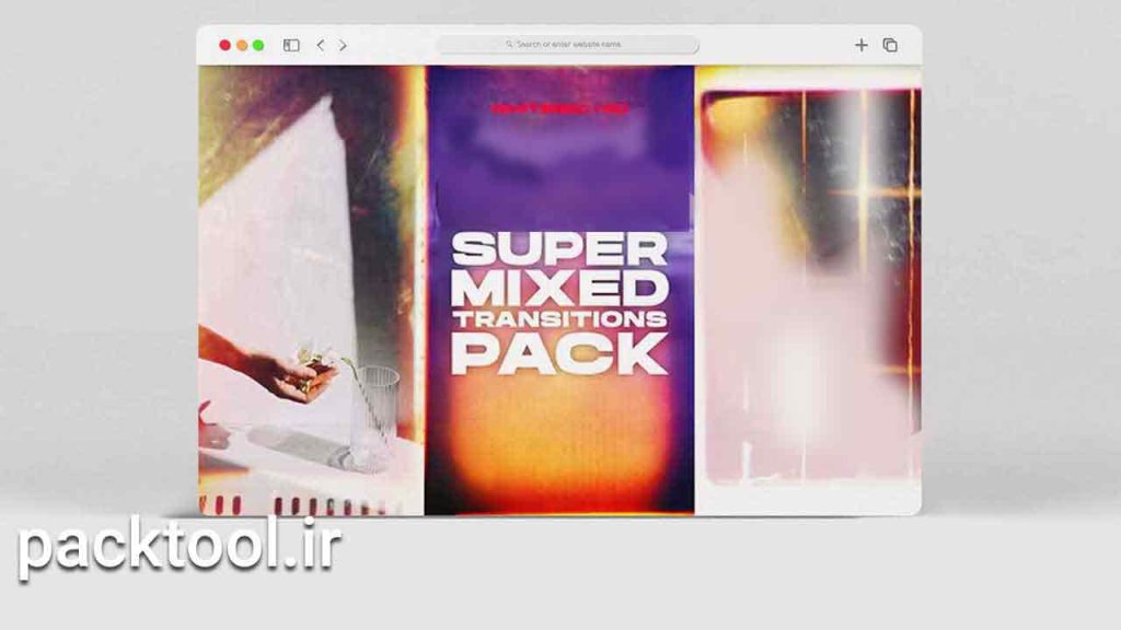 دانلود پروژه آماده افترافکت: بسته انتقال ترکیبی Super Mixed Transitions Pack