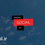 دانلود پروژه آماده افترافکت: کیت یوتیوب Minimal Youtube kit