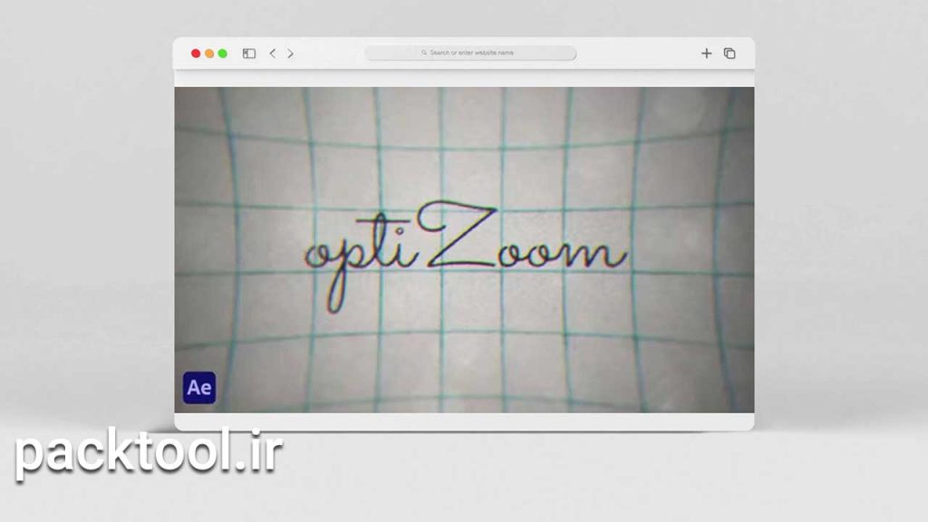 دانلود پروژه آماده افترافکت: قالب ایجاد زوم اپتیکال OptiZoom After Effects Template