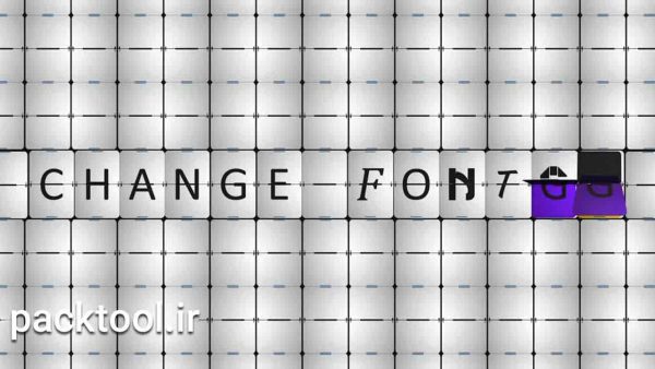 دانلود پروژه آماده افتر افکت: تایپ فیلیپ برد Flip Board Typeface