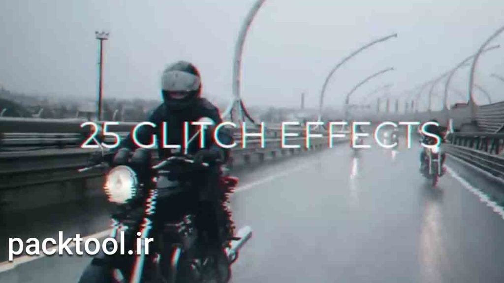 دانلود پروژه آماده افتر افکت: افکت گلیچ 25 Glitch FX