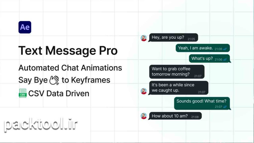 دانلود پروژه آماده پیام متنی WhatsApp Pro افتر افکت