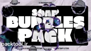 دانلود پروژه آماده بسته حباب صابون سه بعدی 3D Soap Bubbles Pack افتر افکت