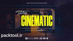 دانلود پروژه آماده عناوین فیلم های سینمایی Cinematic Film Titles افتر افکت