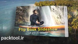 دانلود پروژه آماده نمایش اسلاید کتاب افتر افکت Flip Book Slideshow