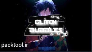 دانلود پروژه آماده اشکال حباب های گفتاری افتر افکت Glitch Speech Bubbles Titles