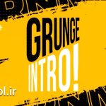 دانلود پروژه آماده افکت گرانج افتر افکت Grunge Energy Intro