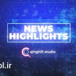 دانلود پروژه آماده نکات برجسته اخبار افتر افکت News Clipping Highlights