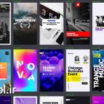 دانلود پروژه آماده افتر افکت : صحنه های شبکه های اجتماعی گرید Grids Social Media Scenes