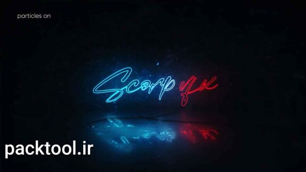 دانلود پروژه آماده افتر افکت : منبع لوگوی نئون Neon Logo Reveal source