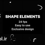 دانلود پروژه آماده المان لاین و شیپ های فلش در افتر افکت Flash FX Shape Lines source