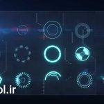 دانلود پروژه آماده المنت های دیجیتالی افتر افکت HUD Elements source