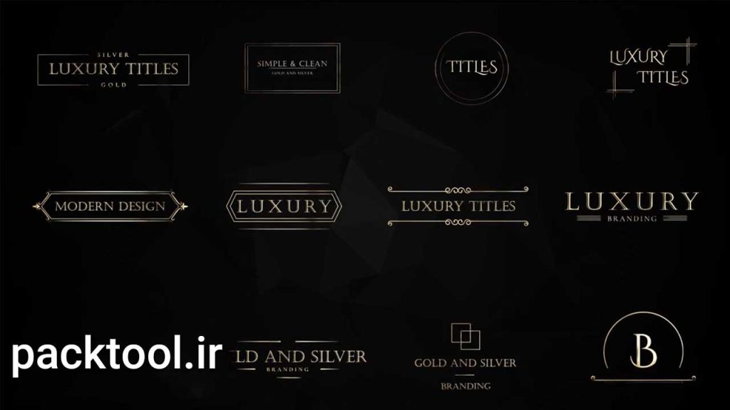 دانلود پروژه آماده عروسی منبع عناوین لاکچری luxury titles source افتر افکت