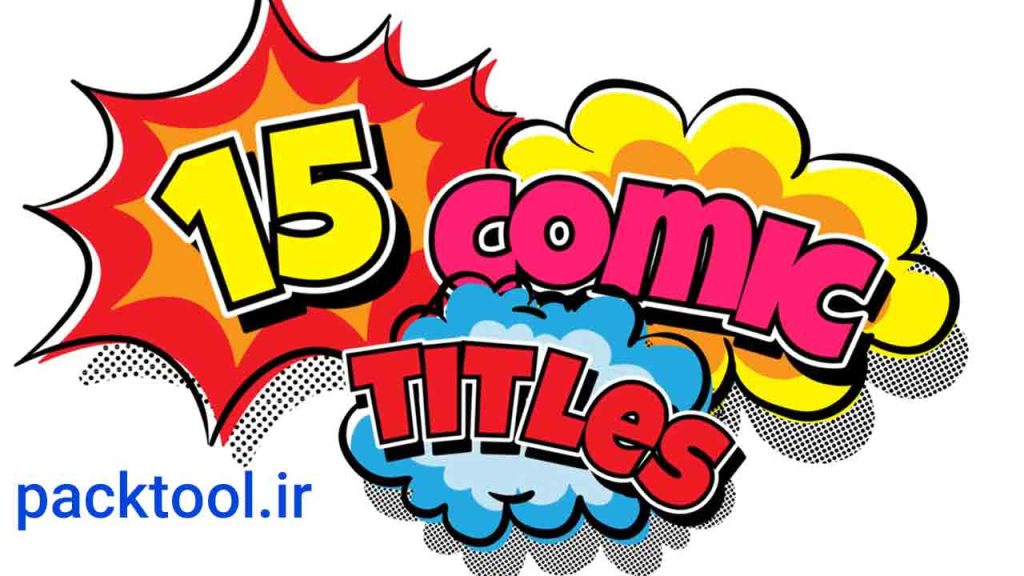 دانلود پروژه آماده متن های کمیک در افتر افکت Comic Titles source
