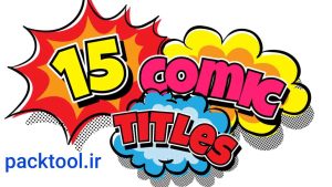 دانلود پروژه آماده متن های کمیک در افتر افکت Comic Titles source
