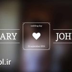 دانلود پروژه آماده منبع عناوین عروسی wedding titles source افتر افکت