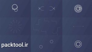 دانلود پروژه آماده پکیج المنت شیپ در افتر افکت Shape Elements Pack source
