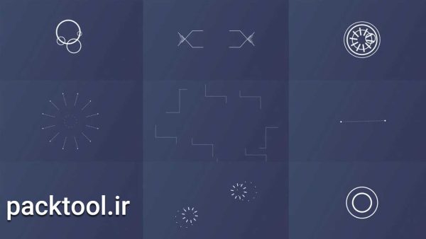 دانلود پروژه آماده پکیج المنت شیپ در افتر افکت Shape Elements Pack source