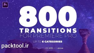 ترانزیشن های ویدئویی پریمیر پرو Seamless Transitions Pack