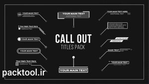 دانلود تایتل آماده Call Out در پریمیر متن Call Out Titles