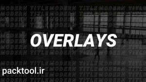 پروژه پریمیر تایتل مدرن Modern Title Overlays