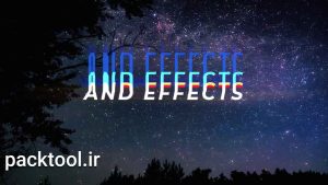 پروژه پریمیر تایتل و متن Color Split Titles
