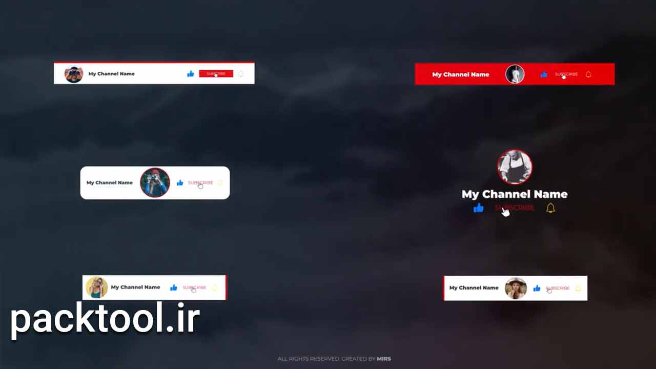 دانلود سابسکرایب پریمیر Subscribe Panels 2 دانلود سابسکرایب پریمیر Subscribe Panels 2