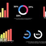دانلود پروژه اینفوگرافی چارت و گراف در پریمیر Infographics