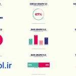 دانلود پروژه نمودار و چارت اینفوگرافیک در پریمیر Infographic V.1