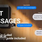 دانلود پروژه پریمیر نمایش پیامک Text Messages For Premiere Pro
