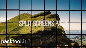پروژه پریمیر تقسیم صفحه نمایش Split Screens Pack