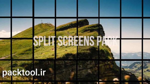 پروژه پریمیر تقسیم صفحه نمایش Split Screens Pack