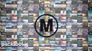 پروژه پریمیر لوگو موشن موزاییکی Multi Media Mosaic Logo