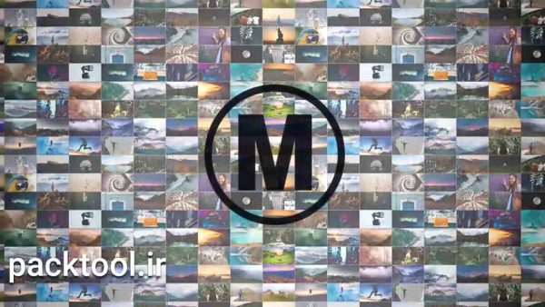 پروژه پریمیر لوگو موشن موزاییکی Multi Media Mosaic Logo