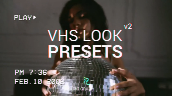 پریست پریمیر افکت نوار ویدیویی VHS Look Presets V2