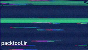 دانلود فوتیج آماده فکت نویز و پارازیت رنگی Tv Noise 80s Colors