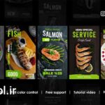 دانلود پروژه آماده پریمیر پرو استوری اینستاگرام ماهی Fish Instagram Stories