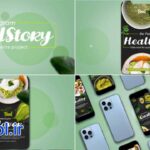 دانلود پروژه افترافکت استوری تبلیغاتی غذا اینستاگرام Instagram Food Story