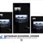 قالب پریمیر پرو اوپنر شوریل اینستاگرام Instagram showreel opener stories