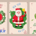 پروژه پریمیر استوری سال نو و کریسمس اینستاگرام New Year Instagram Story