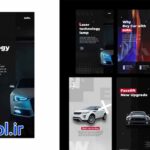 دانلود پروژه آماده افتر افکت استوری اینستاگرام ماشین Auto stories instagram