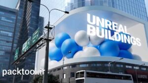 دانلود پروژه آماده داوینچی ریزالو بیلبورد شهری Unreal Buildings
